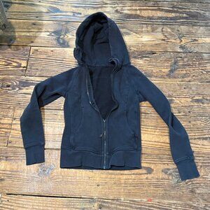 Lululemon Women’s Scuba Hooded Full Zip Stretch, Black Size 2
